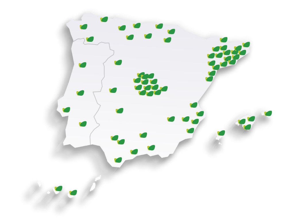 Mapa técnicos-comerciales