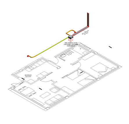 SIBER ECO AUTO Red Pure Air Termoplástico 2x1
