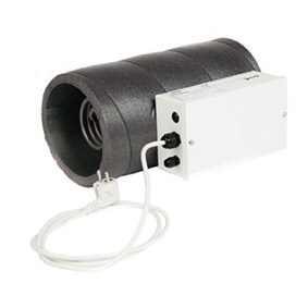 Electric battery post-heating