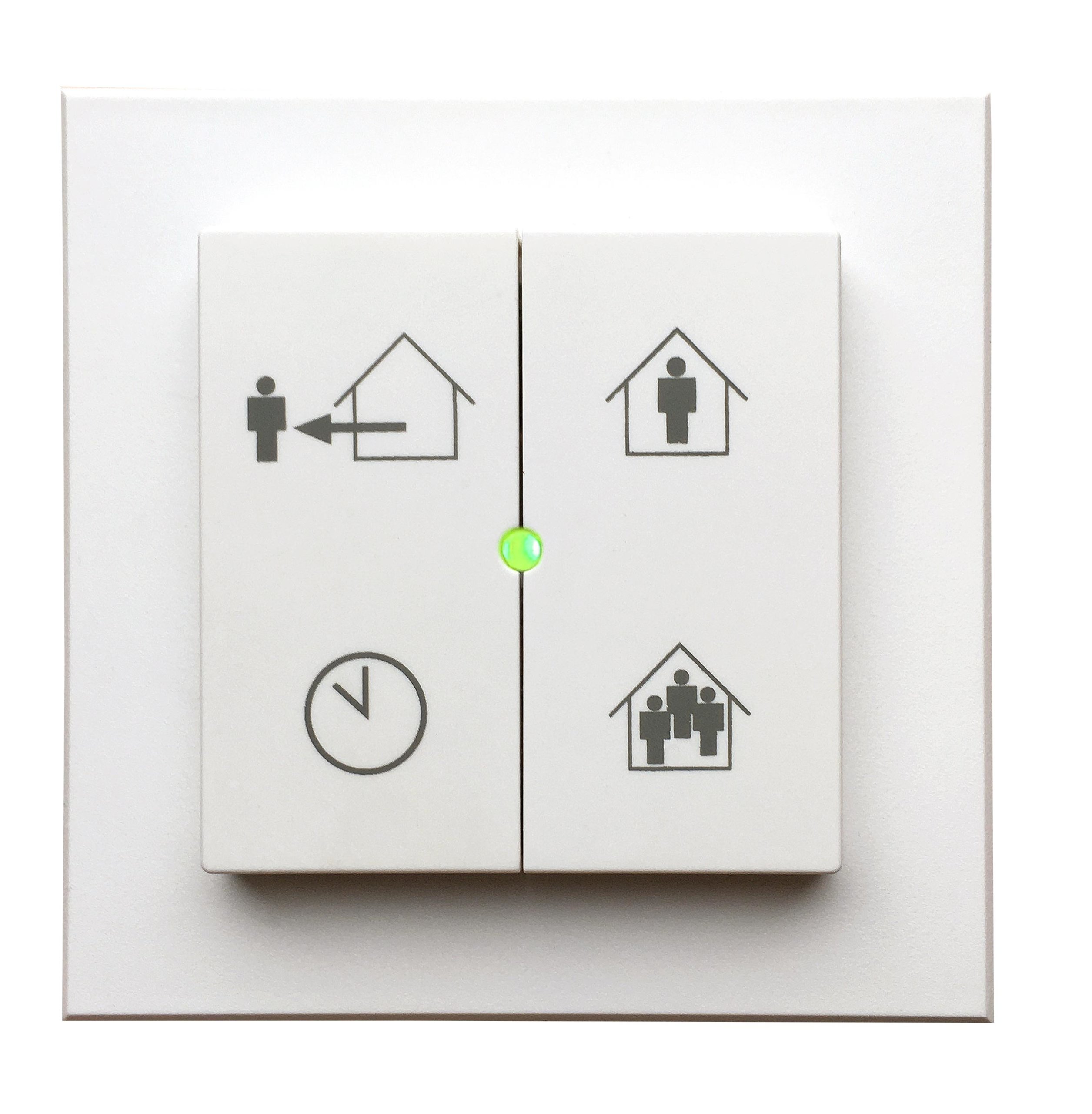 Wireless 4-position push button remote