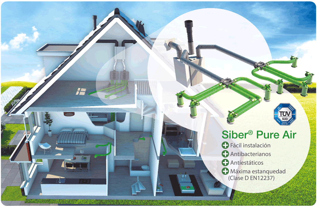 Los conductos de ventilación para garantizar la salud y el confort